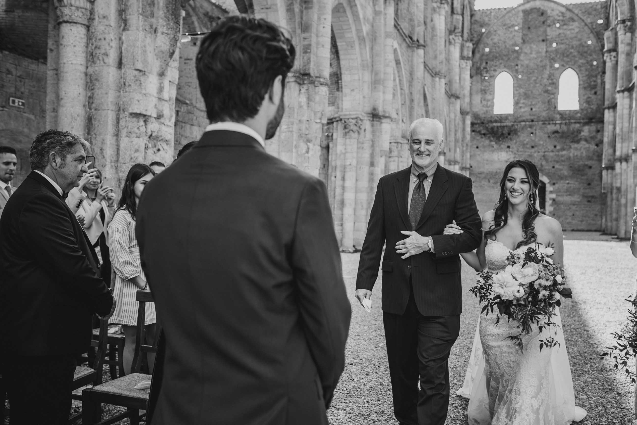 Wedding in San Galgano Abbey Tuscany
