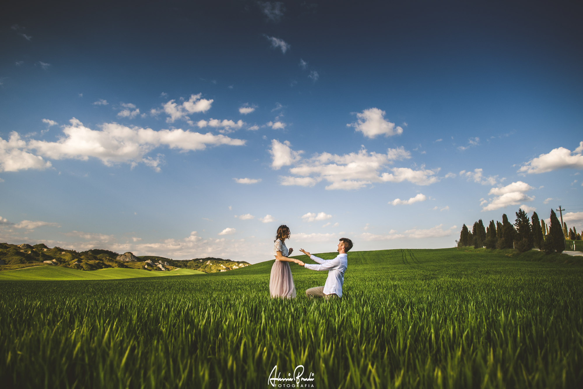 proposal photography in tuscany