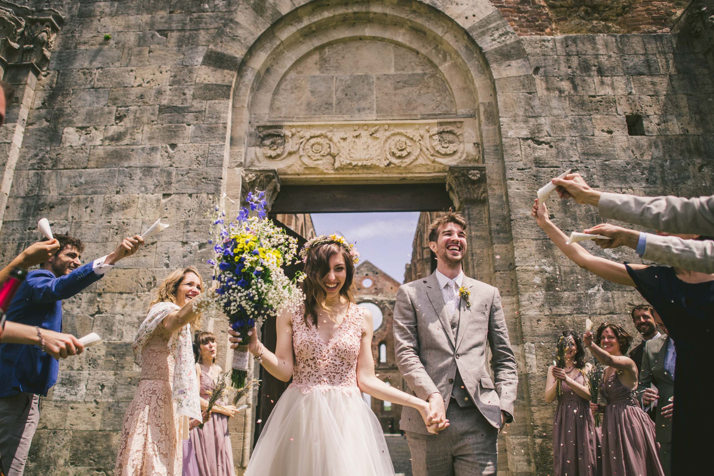 Wedding in San Galgano Abbey Tuscany